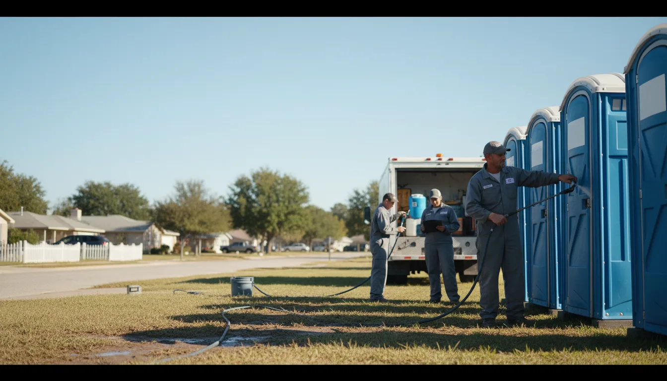 Long-Term Portable Toilet Rental in Maryneal, TX near me